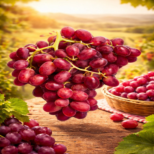 청담농수산 정품 적포도 크림슨포도, 1개, 2kg