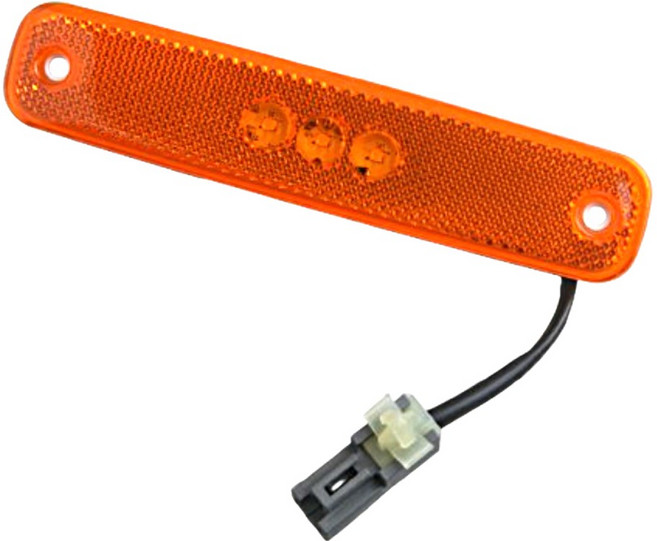 송모터스 송자동차나라 현대 기아 그랜버드 유니버스 24V LED 3발 차폭등 미등 사이드램프 옆면등 잭타입 소켓타입 그랑버드 짹타입, 유니버스 그랜버등 24V 차폭등+2핀숫놈잭, 1개