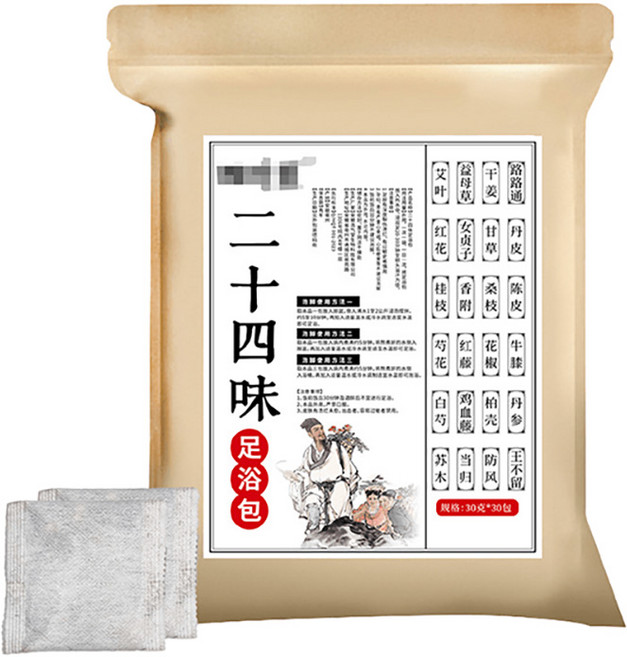 草本泡腳包 【1688小舖】 泡腳中藥包 足浴袋, 10g, 1套, 30個裝