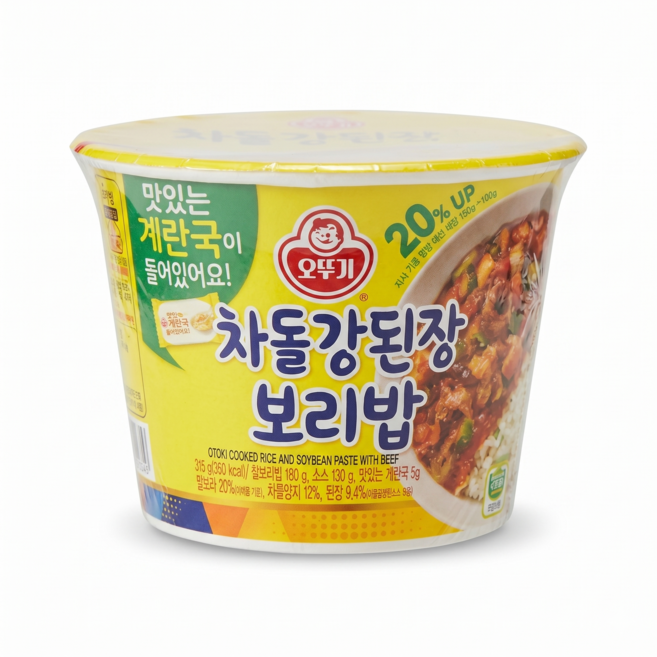 오뚜기 차돌 강된장 보리밥 컵밥, 315g, 24개