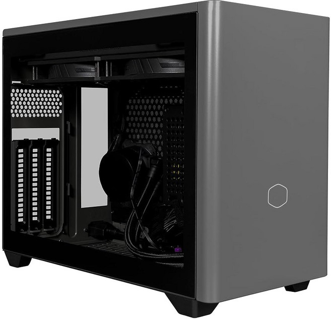 쿨러 마스터 NR200P MAX V2 미니 ITX PC 케이스 마운트 280mm AIO 357mm 수직 GPU V850W SFX 골드 PSU 90 12V HPWR 600W PCIe