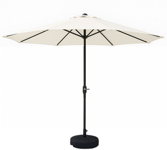 캠인노크 프리미엄 심플 파라솔 2.7M 반자동 각도조절 야외 그늘막, 파라솔 아이보리