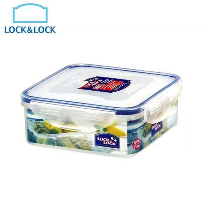LOCK&LOCK 樂扣樂扣 PP保鮮盒 870ml, 1個, 樂扣樂扣PP保鮮盒870ML