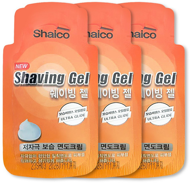 쉐이코 일회용 쉐이빙 젤