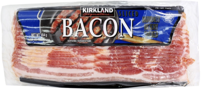 커클랜드 슬라이스 베이컨 레귤러 454g 4개 코스트코 스파게티 볶음밥 아이스박스 파랑, 1.816kg, 1박스