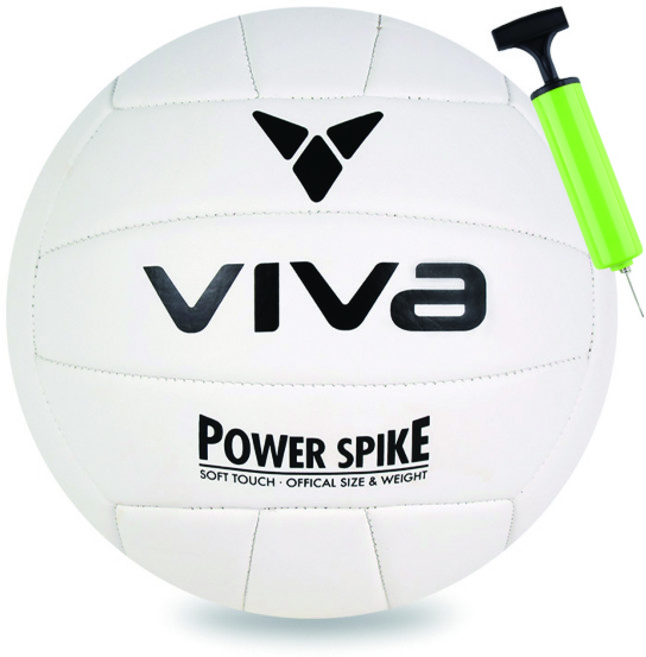 비바 터치 배구공 백구 + 투센 볼펌프, 4호, 1개