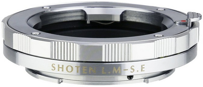 SHOTEN Leica M 마운트 렌즈 - 소니 NEX α.E 마운트 어댑터 LM-SE (실버), 1개, 상세페이지 참조