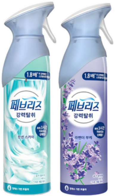 페브리즈에어 린넨스카이 1개+라벤더부케 1개 1세트, 165g