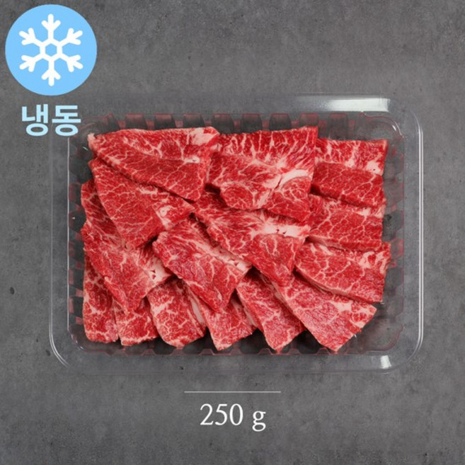 (냉동/암소) 1등급 한우 부채살 기획 250g+250g, 없음