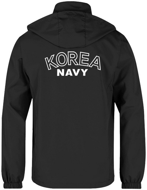 코리아 네이비 기능성 바람막이 점퍼