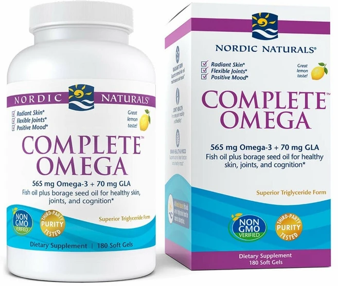 노르딕 내추럴스 컴플리트 오메가3 565mg 180정 2통 Nordic Naturals Complete Omega Lemon Flavor 565 mg Omega-3, 2개 - 쿠팡