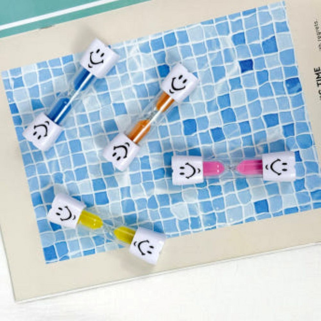 [1+1]리르베르 3분 양치타이머 모래시계, 핑크