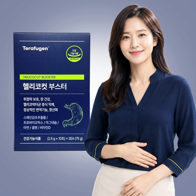 [종합코리아]테라퓨젠 헬리코컷 부스터, 3개, 30회분