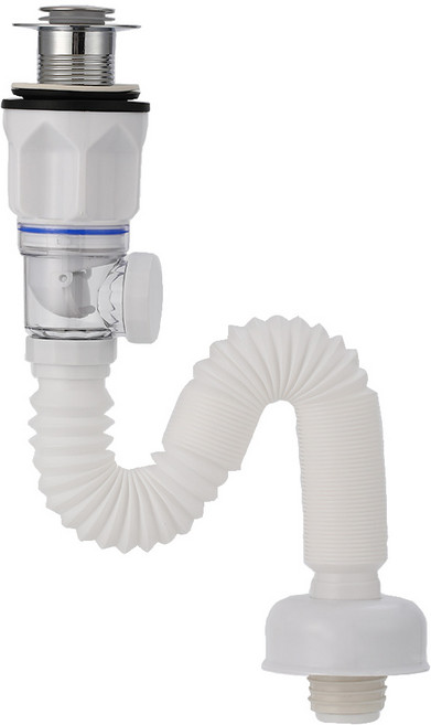 하이라인 다이브 세면대 냄새차단 자동팝업 배수트랩, 화이트