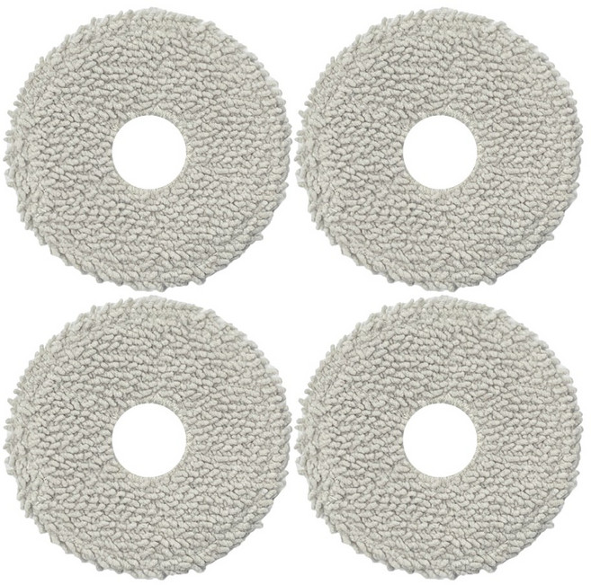 [호환] BNC INT 에코백스 T30 PRO 프로 T30S T50 프로 옴니 소모품 전용 물걸레, 4개, 수량