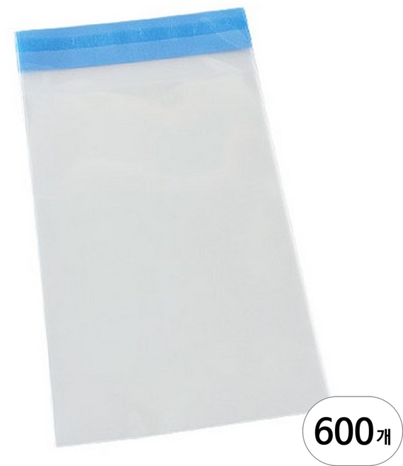 그린비닐 접착식 투명 OPP 봉투, 600개