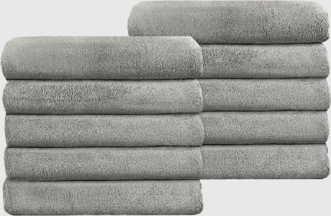 연화삼월 수건 독일 5성급 수건 10장 호텔 수건 40수 세면 타올 먼지없는 수건 수건 5개 OEKO-TEX 알러지/진드기방지 항균인증, 10개, 연회색