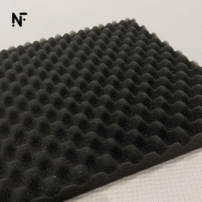 뉴폼 계란판 스펀지 25T 난연 비접착 방음재 흡읍재 50cmX50cm, 1개