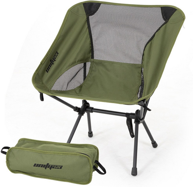 캠핑체어 초경량 조립식 의자 휴대용 접이식 낚시 피크닉 폴딩체어, 1개, 카키