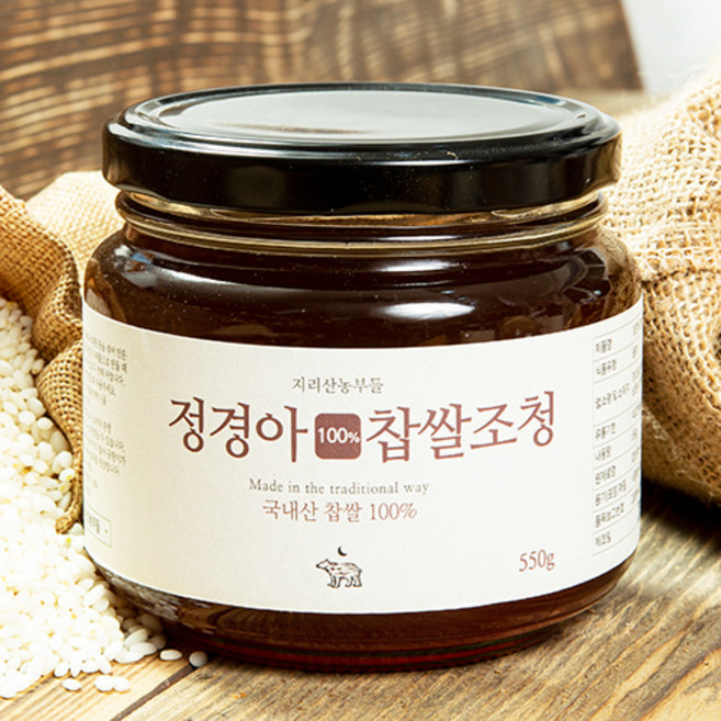 [정드림] 100% 찹쌀조청, 1개, 550g