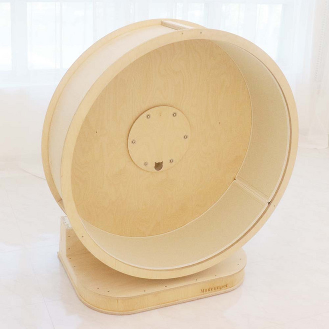 모든펫 무소음 베어링 캣휠 카페트포함, 아이보리카페트, 1개