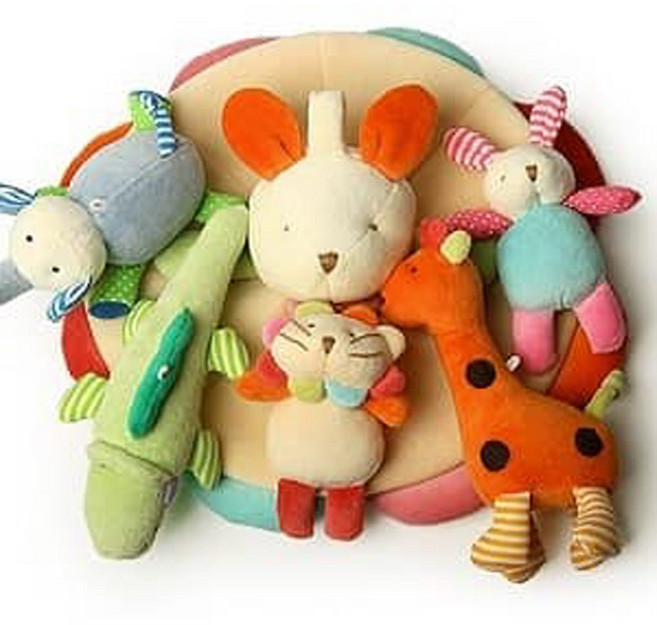 보헷 큐띠쁘띠 오르골 아기 모빌 인형, 1개