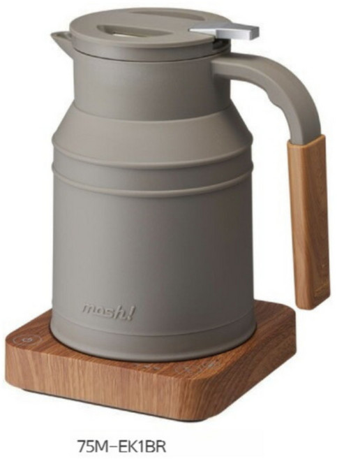 mosh 전기포트 보온 주전자, M-EK1BR (브라운)