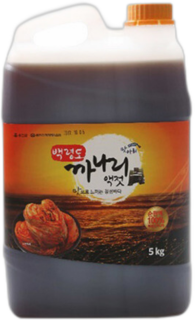 옹진수협 백령도 국내산 까나리 액젓, 1개, 5kg