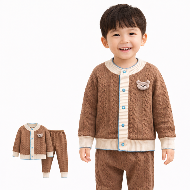 상하복 상하세트 실내복 아기 유아 기모 등원룩 아동복 등원복