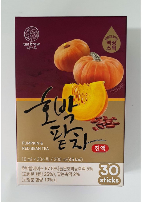 맥널티 티브루 호박팥차 진액, 3개, 30개입, 10ml