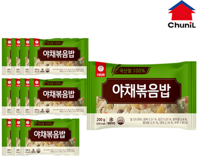 [자연맘스토리] 천일 야채 볶음밥 200g x 12개