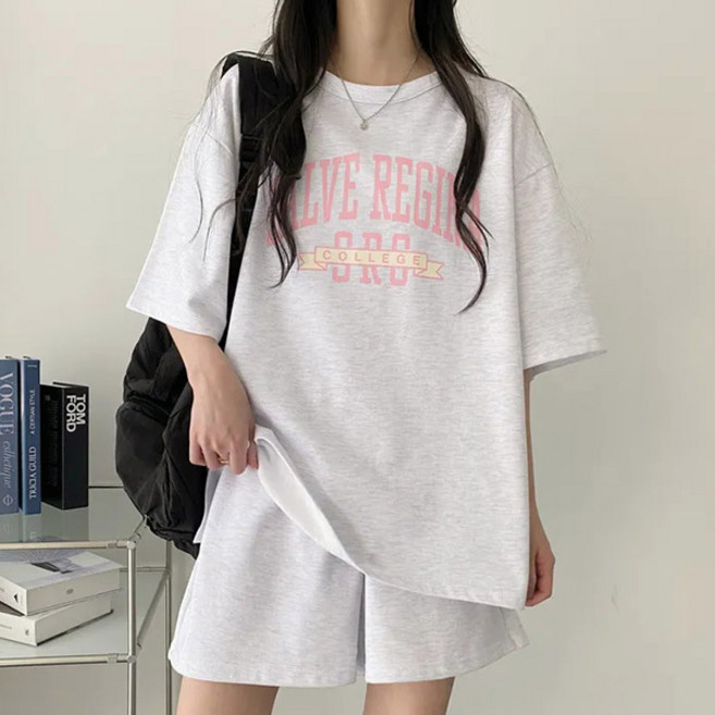 드마엘 여성 레지나 레터링 트레이닝복 세트(3color)+델로나