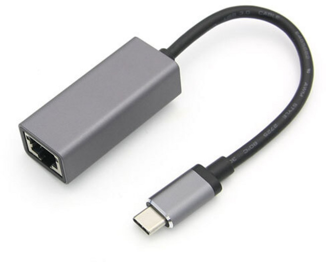 CT386 갤럭시북 울트라/프로/360/14/16 이더넷 연결 기가 랜젠더 C타입 컨버터, 1개