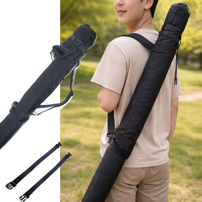 [국산] 원통 긴가방 길이조절 (+스판벨트 1셋트) 낚시가방 LL222 봉 깃대 현수막 캠핑 캐노피 배너