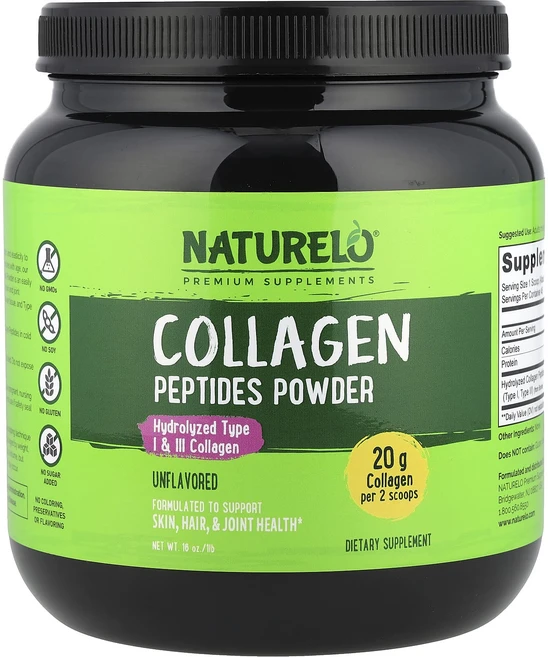 몸관리하세요 겨울입니다 NATURELO 콜라겐 펩타이드 분말 무맛 1lb(16oz) 특별관리진행, NATURELO콜라겐펩타이드분말무맛1lb16oz, 1개 - 쿠팡