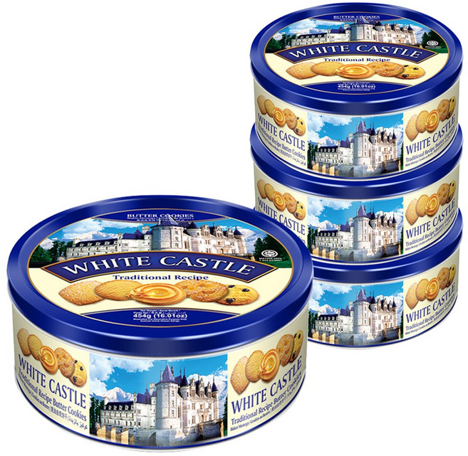 화이트캐슬 버터쿠키, 454g, 4개