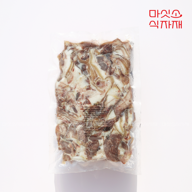 백암전통식품 돼지머리 슬라이스 탕거리 돼지국거리 순대국 돼지국밥, 2kg, 1개