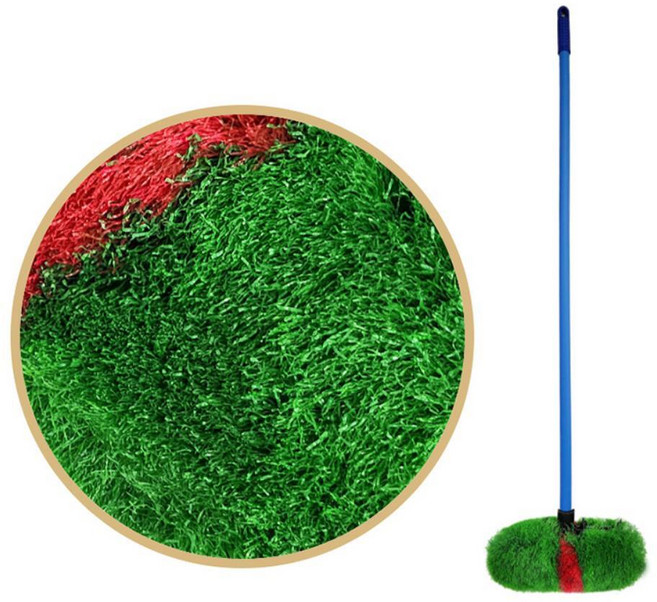 청소도구 욕실청소 얼룩제거 복도청소 잔디솔 철코팅봉 150cm 단단한재질, 1개