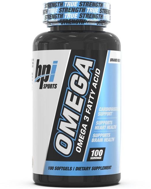 Bpi Omega-3 脂肪酸軟膠囊, 1個, 100錠