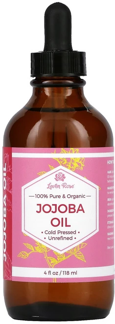 Leven Rose 100% 순수 유기농 호호바 오일 4 fl oz (118 ml) 2팩, 1개, 118ml - 쿠팡