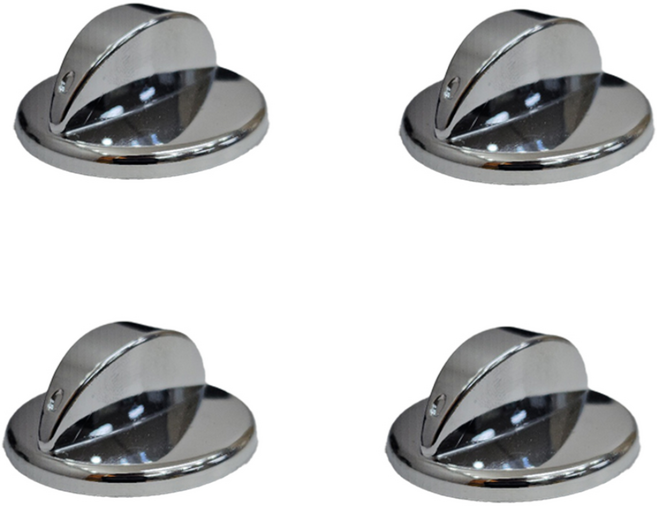 엔텍 하츠 파세코 sk매직 경동 일부호환 가능 가스레인지 쿡탑손잡이 세트, 4개, 손잡이B(실버)