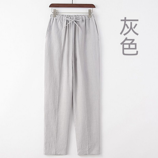 中國風 中式亞麻長褲