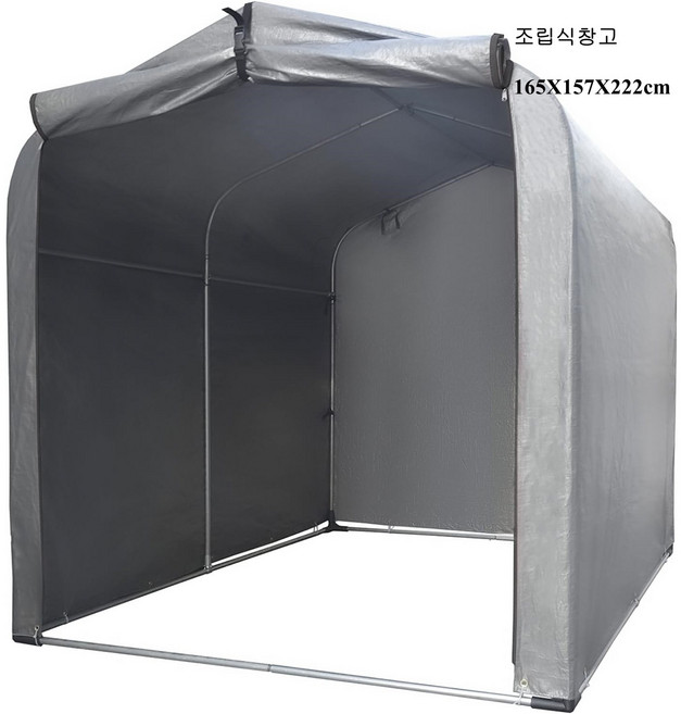 캐플러 [특대형] 3대용 자전거 창고 - 오토바이 보관 가능 강력방수 자외선 차단 야외 간이자전거 보관 창고 바이크 창고 이동식 간이 창고165*157*222cm, ABH-003 3대용, 1개