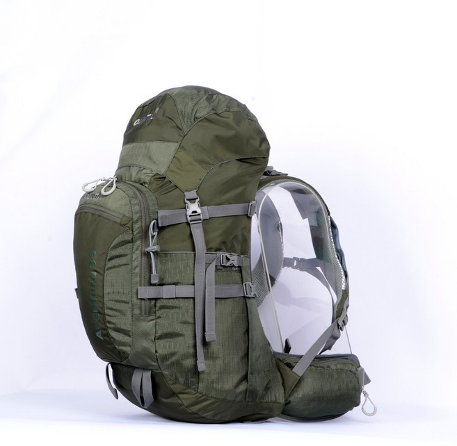 등산가방 등산배낭 기능성 쿤타 아벤츄라 35, 블랙