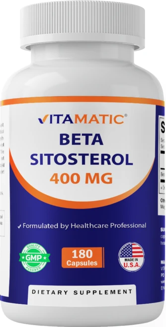 비타매틱 베타시토스테롤 400 mg - 180캡슐, 180회분, 1개 - 쿠팡