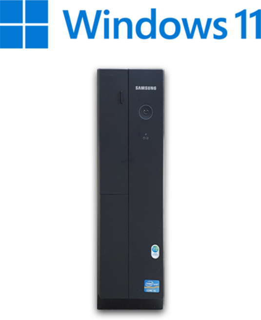 삼성 컴퓨터 본체 데스크탑 사무용 PC 모니터 포함 풀세트 윈도우11, i5-4570 본체만, WIN11 Pro, 256GB, 8GB, 블랙