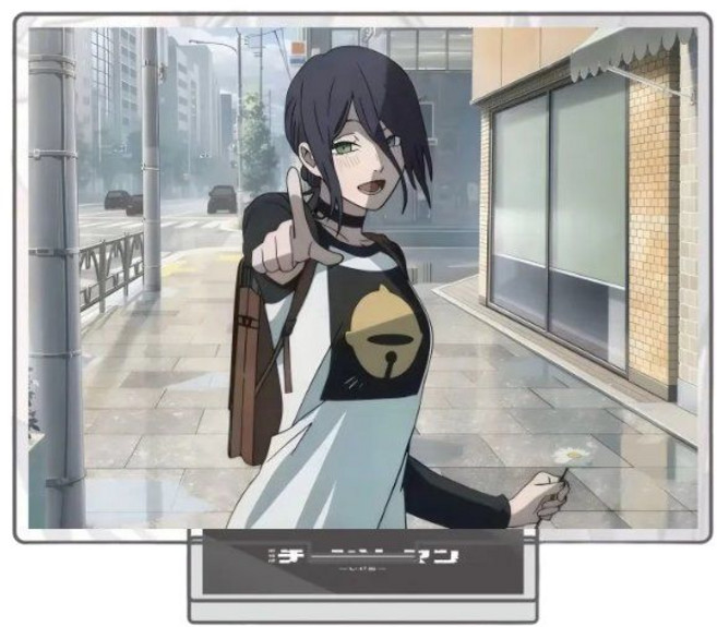 체인소맨 레제편 레제 붐 일러스트 그림 아크릴 스탠드 피규어 비공식 굿즈, 2, 15 cm, 1개