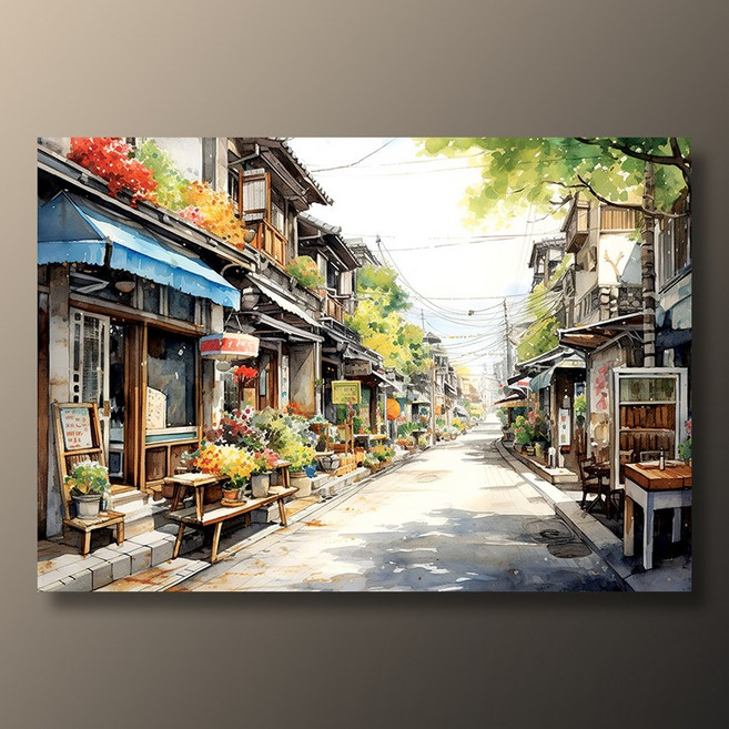 (PS) 직소 퍼즐, 1000피스, 시골 골목길, 1개