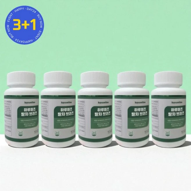 예약 10월 1일 발송 하루미츠 말차 브리즈 덴티클리어복합물 30정 5개 536502 - 쿠팡
