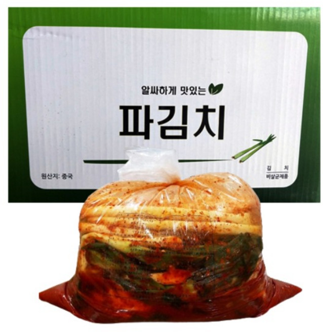 대용량 업소용 식당용 알싸하게 맛있는 대파김치 10kg, 1개